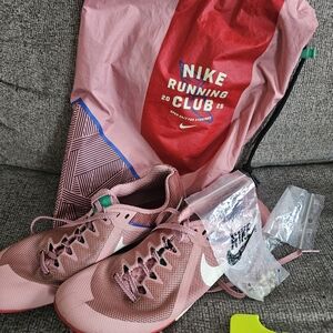 Nike Pink Running Shoes with Bag